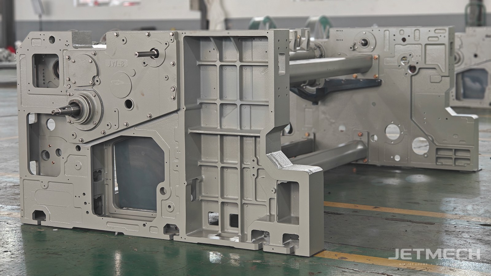 Thành máy chịu tải phía sau phải và dầm ngũ giác của máy dệt tia nước JTM-508
